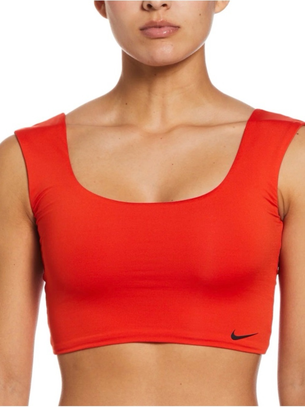 Nike Women's Swim Essential Crop Bikini Top 🏷️ NWT